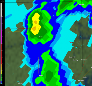 Radar Estimated Rainfall