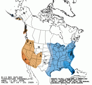 8 to 14 day Temperature Outlook