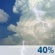 Sunday: A chance of showers and thunderstorms after 9am. Partly sunny, with a high near 86. South wind 5 to 15 mph, with gusts as high as 25 mph. Chance of precipitation is 40%. New rainfall amounts between a tenth and quarter of an inch possible. Sunday: Chance Showers And Thunderstorms